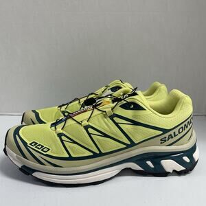 Salomon XT-6 Sunny Lime L47445200 Size 8.5 Men Women Trail Running Hiking Green